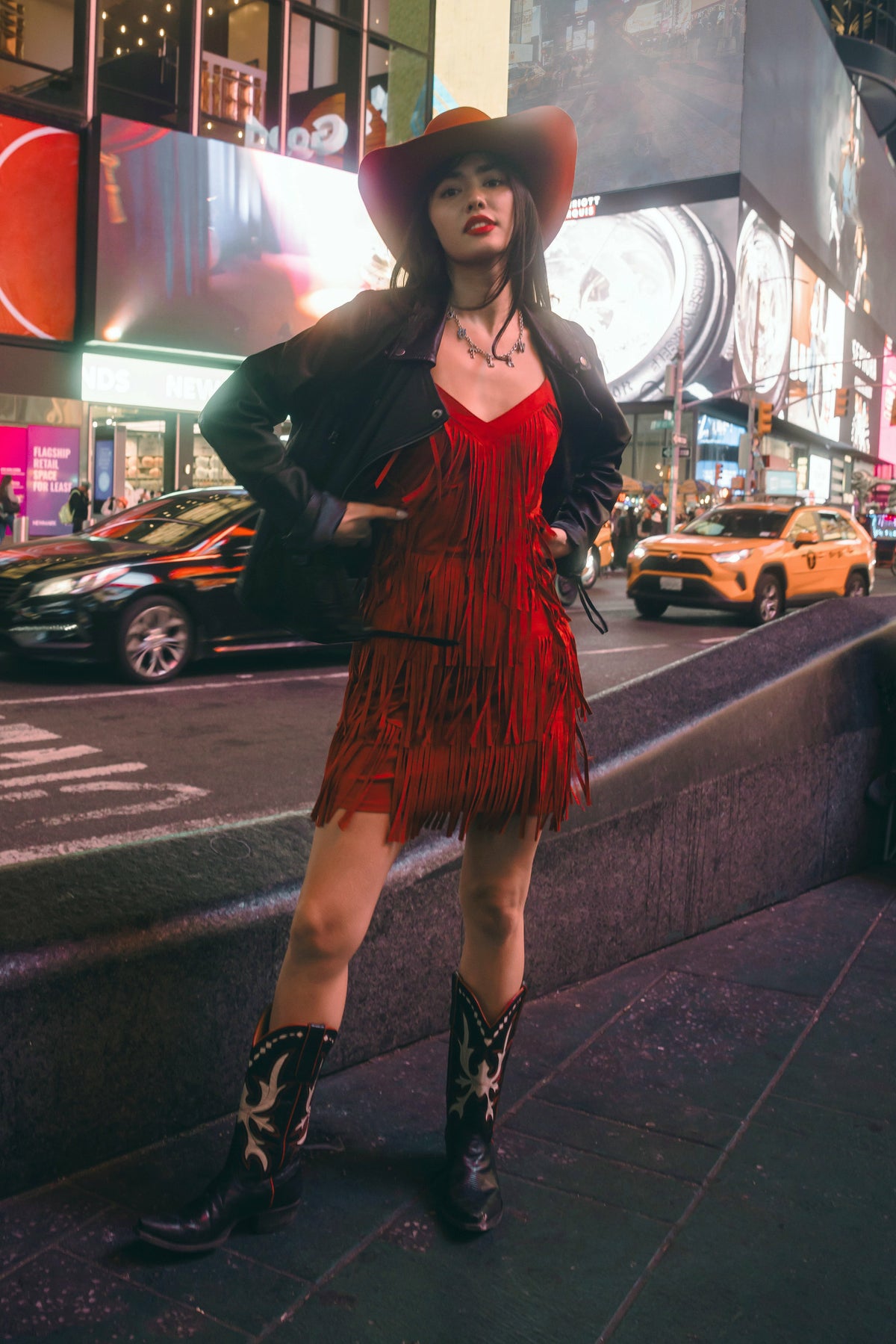 Idyllwind Brixworth Red Fringe Festival Dress