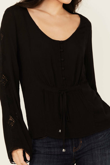 Idyllwind Sharondale Embroidered Long Sleeve Button-Down Shirt