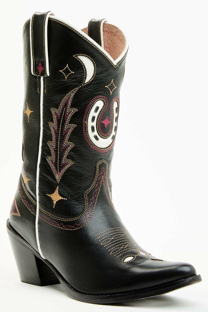 Idyllwind Get Lucky Black Western Boots - Round Toe