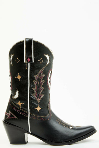 Idyllwind Get Lucky Black Western Boots - Round Toe