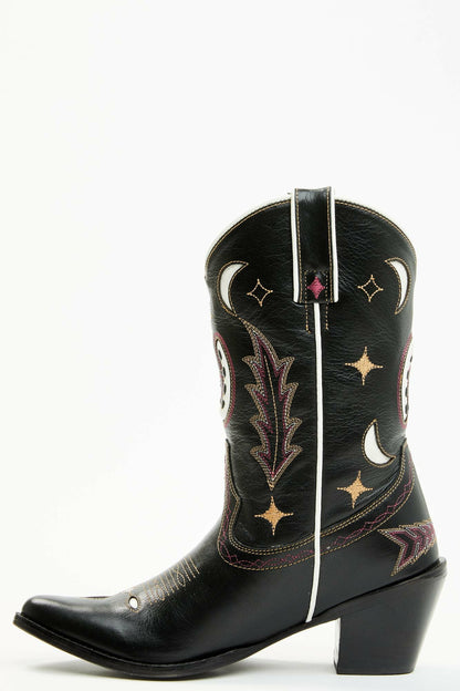 Idyllwind Get Lucky Black Western Boots - Round Toe