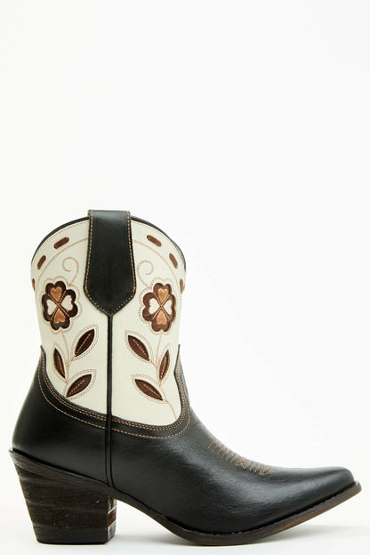Idyllwind Runaway Black Western Booties - Round Toe