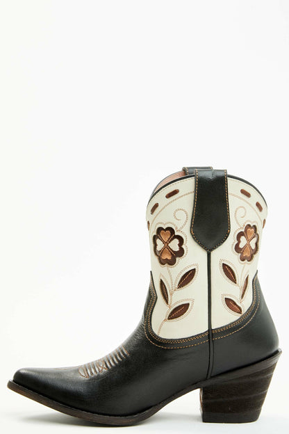 Idyllwind Runaway Black Western Booties - Round Toe
