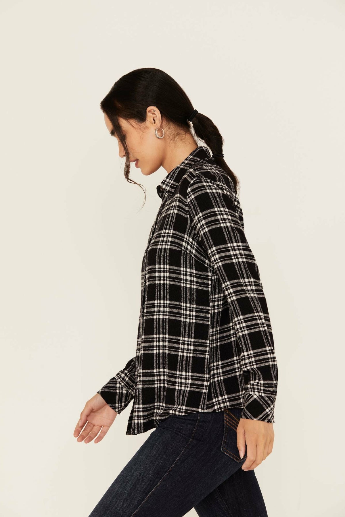 Idyllwind Featherlight Plaid Print Long Sleeve Pearl Snap Western Shirt