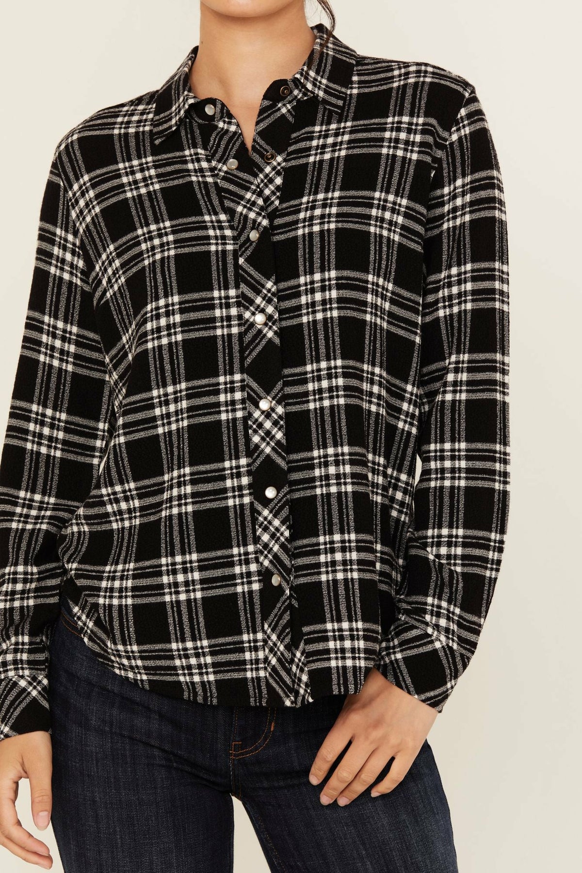 Idyllwind Featherlight Plaid Print Long Sleeve Pearl Snap Western Shirt
