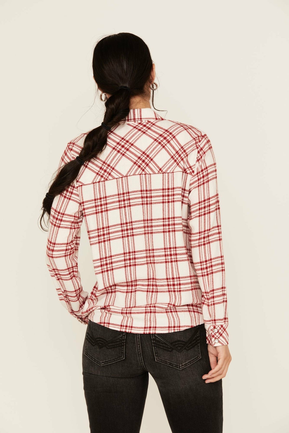 Idyllwind Anna Featherlight Plaid Print Long Sleeve Pearl Snap Western Shirt