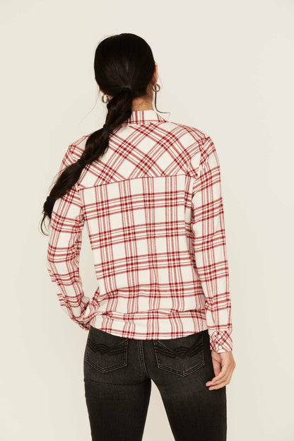Idyllwind Anna Featherlight Plaid Print Long Sleeve Pearl Snap Western Shirt