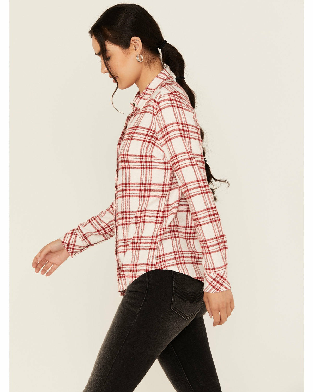 Idyllwind Anna Featherlight Plaid Print Long Sleeve Pearl Snap Western Shirt