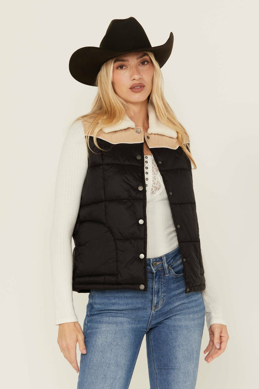 Idyllwind Color Block Puffer Vest