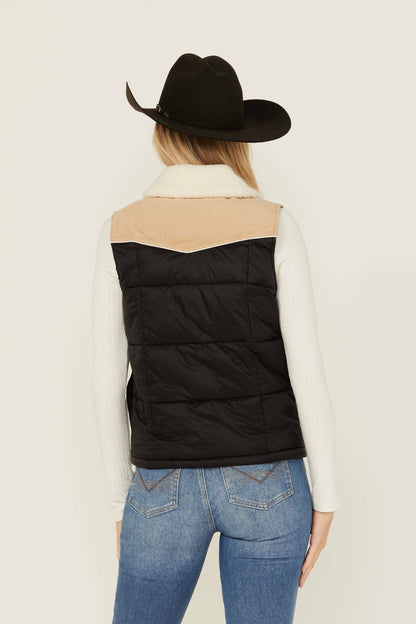 Idyllwind Color Block Puffer Vest