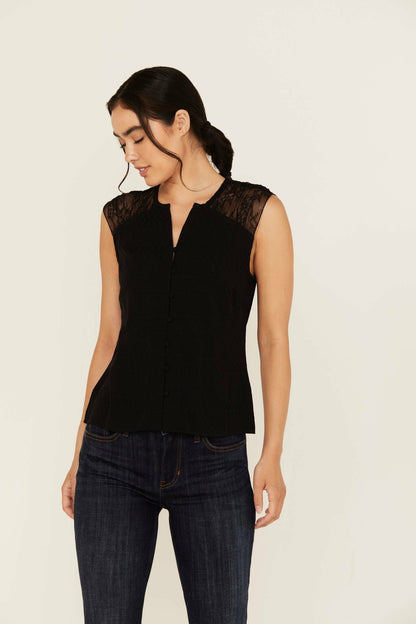 Idyllwind Joya Jacquard Sleeveless Top