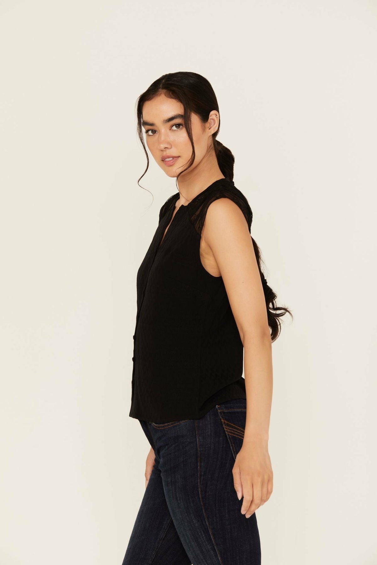 Idyllwind Joya Jacquard Sleeveless Top
