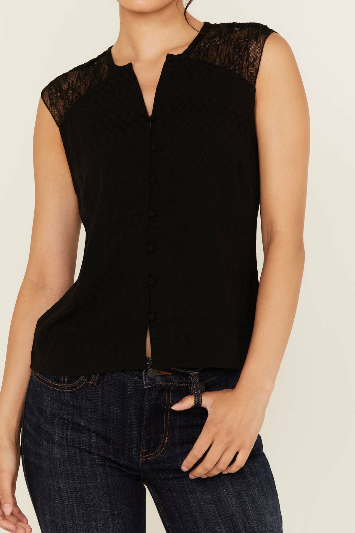 Idyllwind Joya Jacquard Sleeveless Top