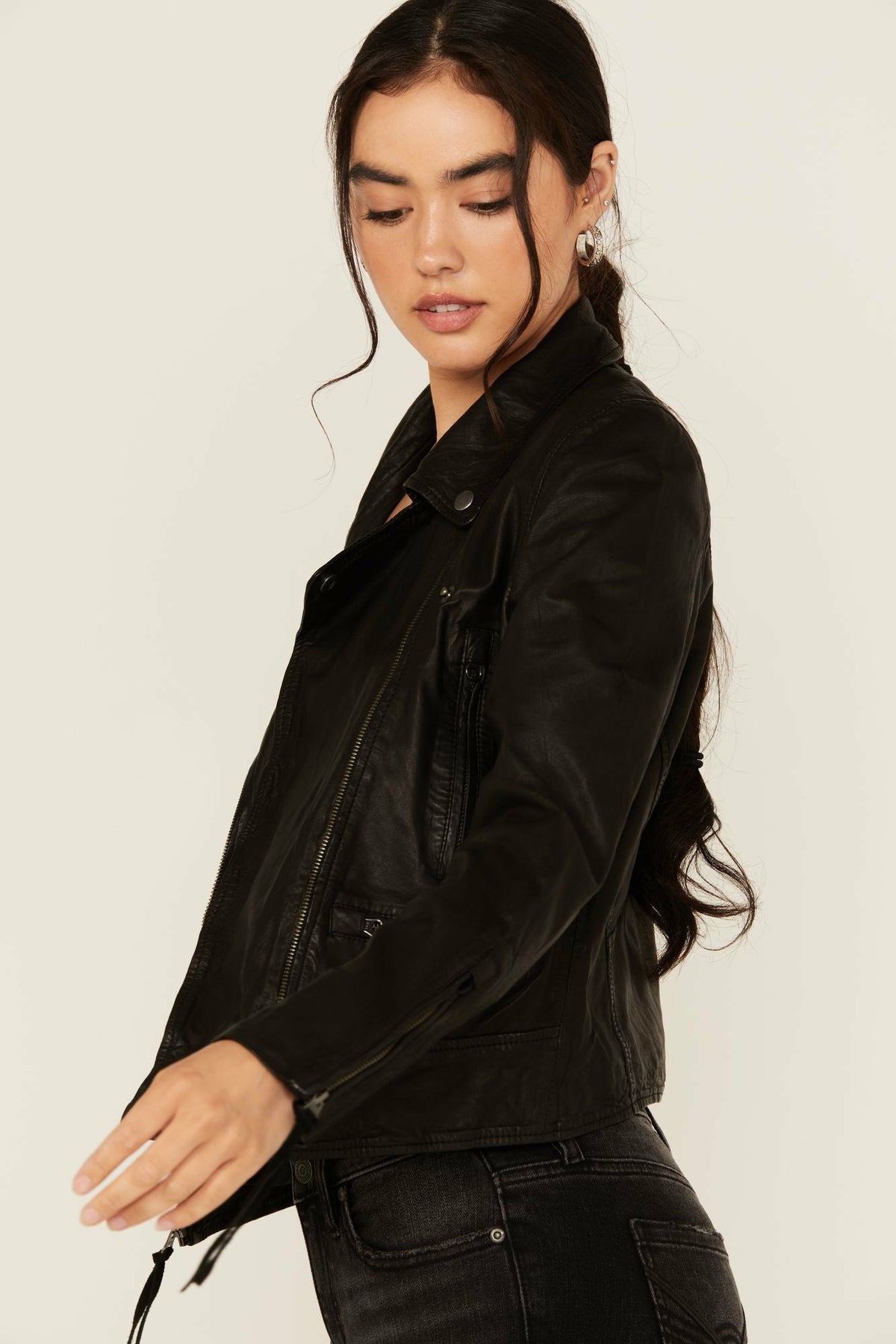 Idyllwind Ashton Leather Moto Jacket
