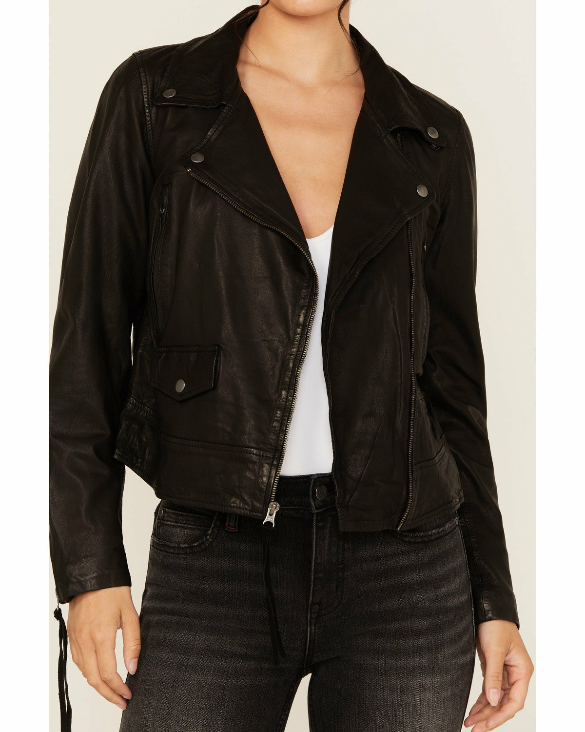 Idyllwind Ashton Leather Moto Jacket