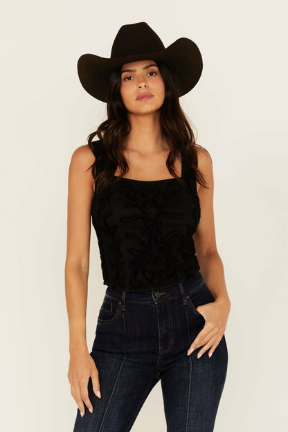 Idyllwind Tigerbelle Soutache Lace Sleeveless Top