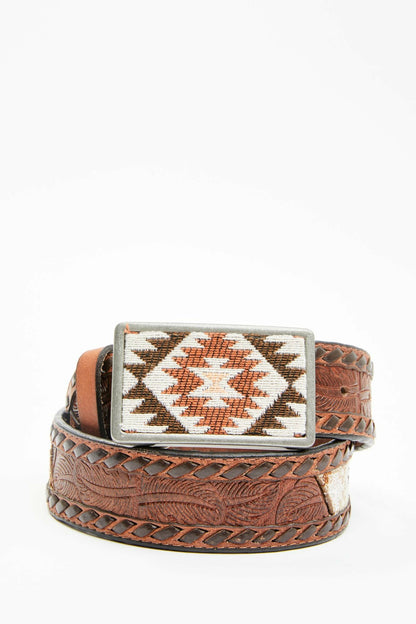 Idyllwind Tooled Southwestern Square Buckle Belt