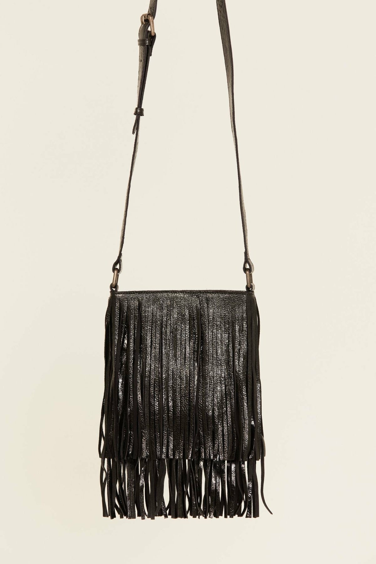 Idyllwind Camarillo Metallic Fringe Suede Crossbody Bag
