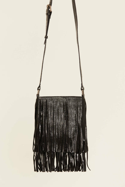 Idyllwind Camarillo Metallic Fringe Suede Crossbody Bag