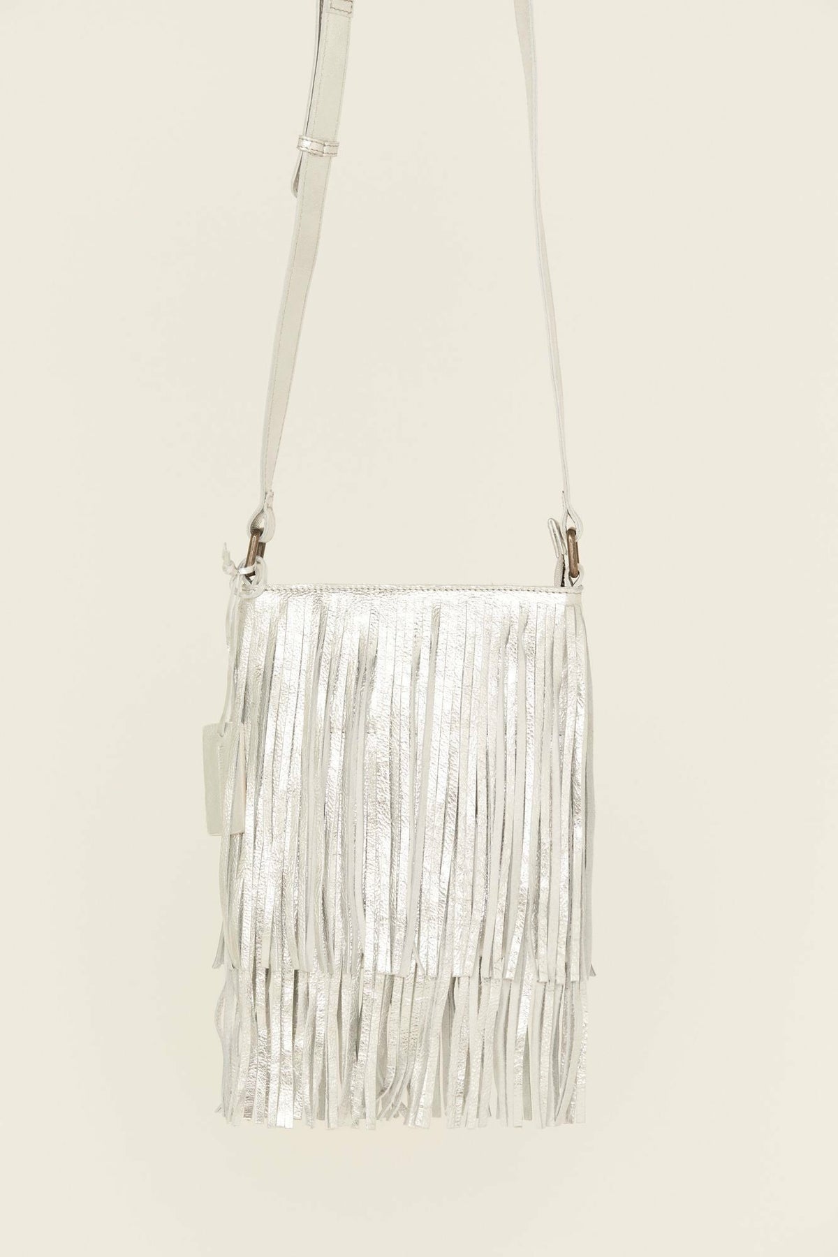 Idyllwind Camarillo Metallic Fringe Suede Crossbody Bag