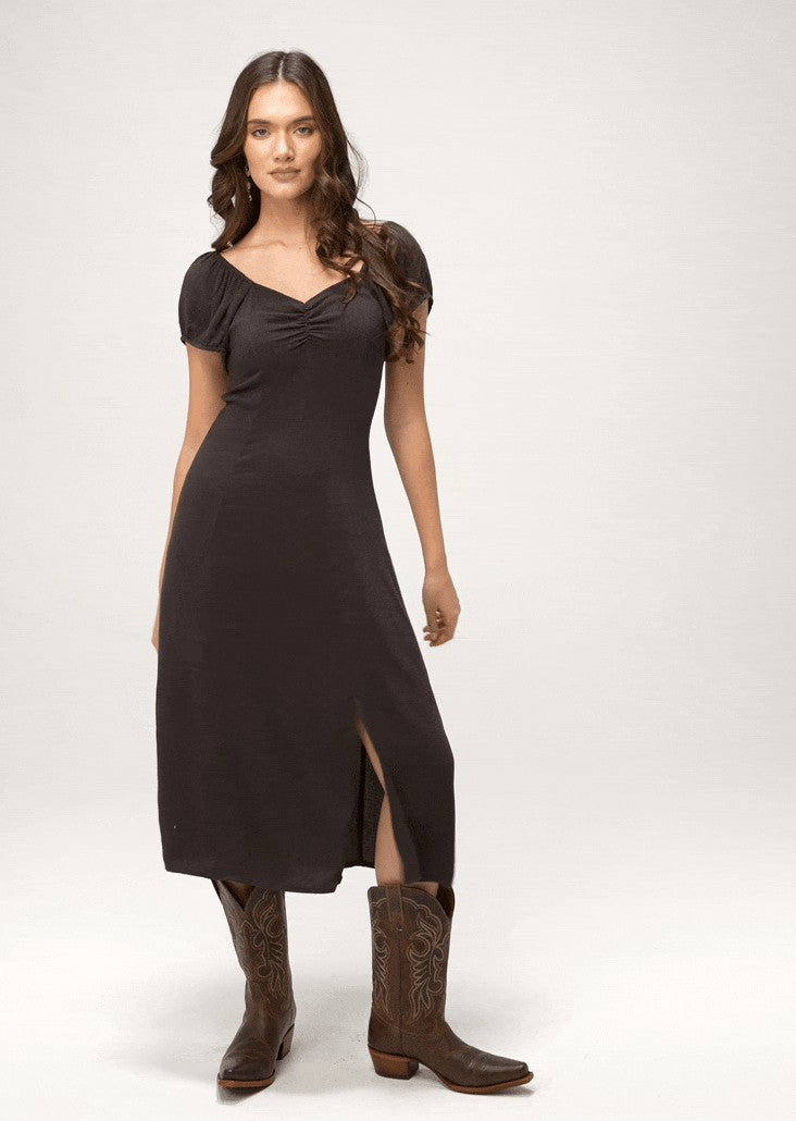 Idyllwind Beth Jacquard Midi Dress