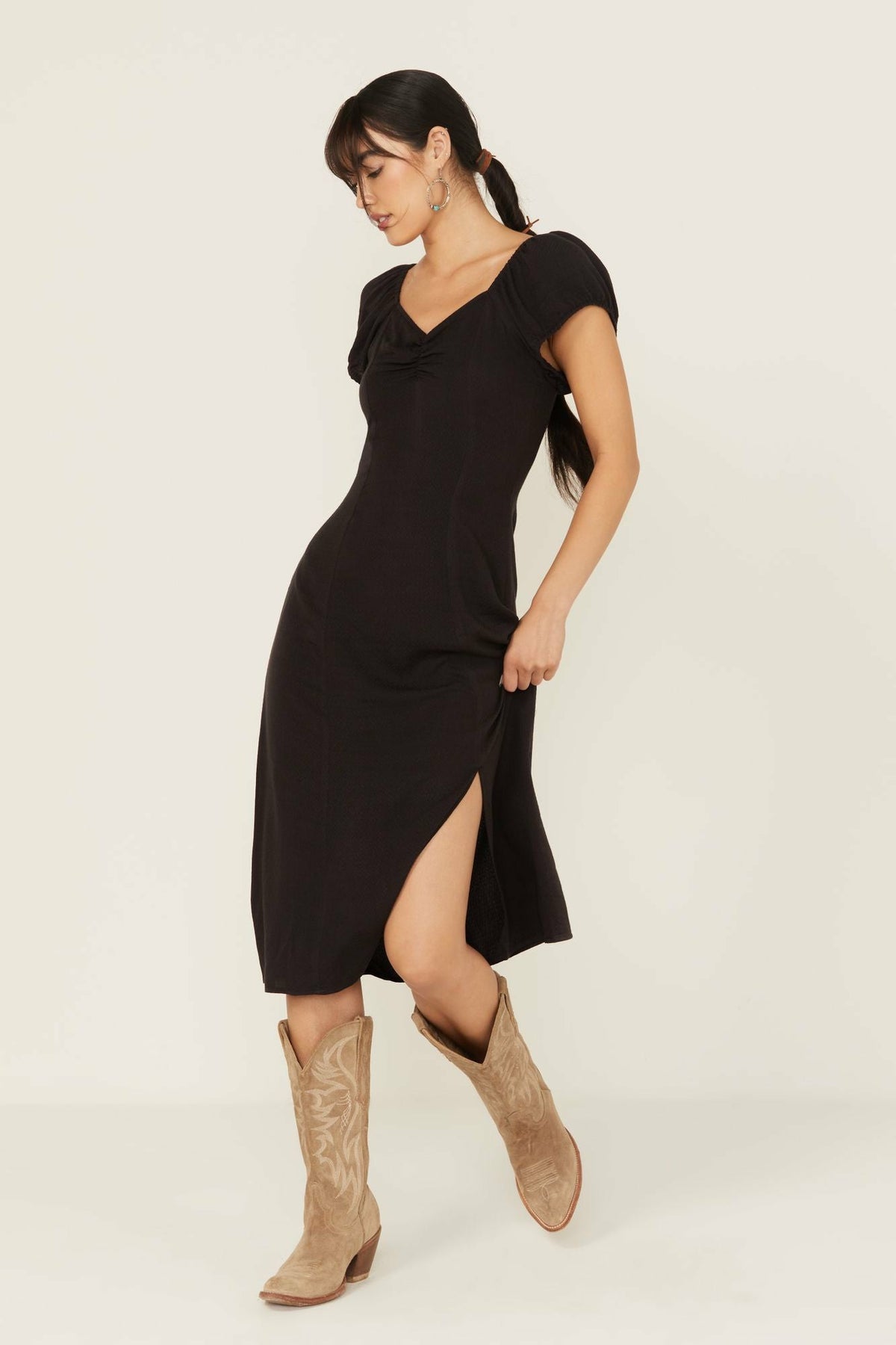 Idyllwind Beth Jacquard Midi Dress
