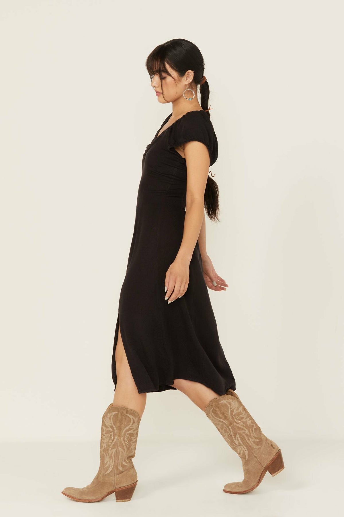 Idyllwind Beth Jacquard Midi Dress