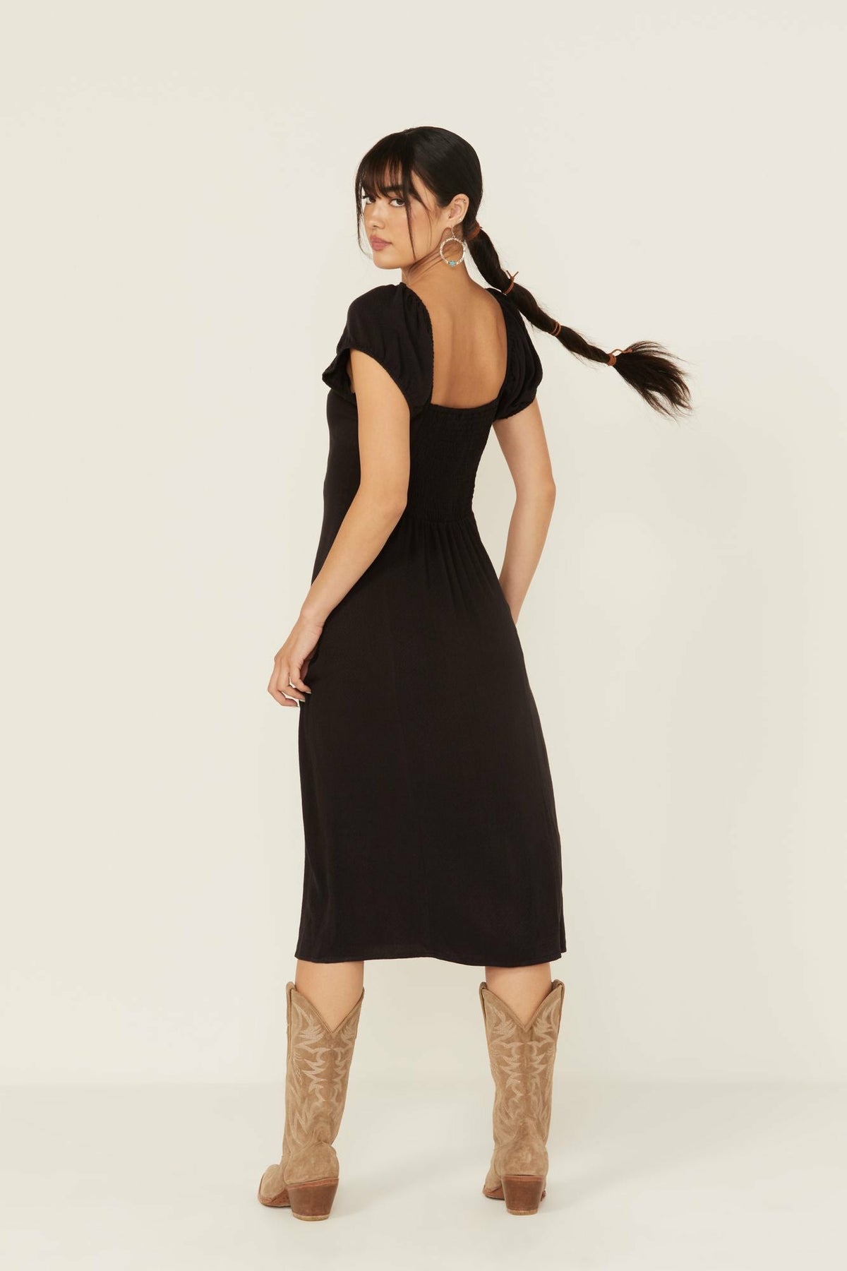 Idyllwind Beth Jacquard Midi Dress