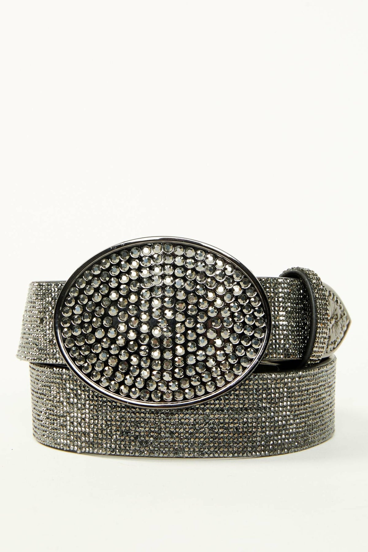Idyllwind Lovell Black Rhinestone Oval Buckle Belt