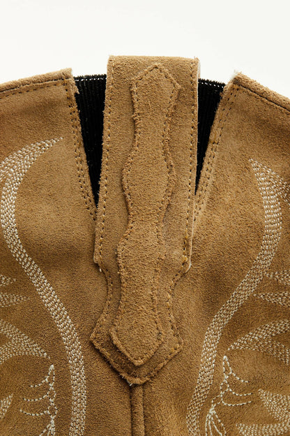 Idyllwind Charmed Life Tan Suede Western Boots - Round Toe