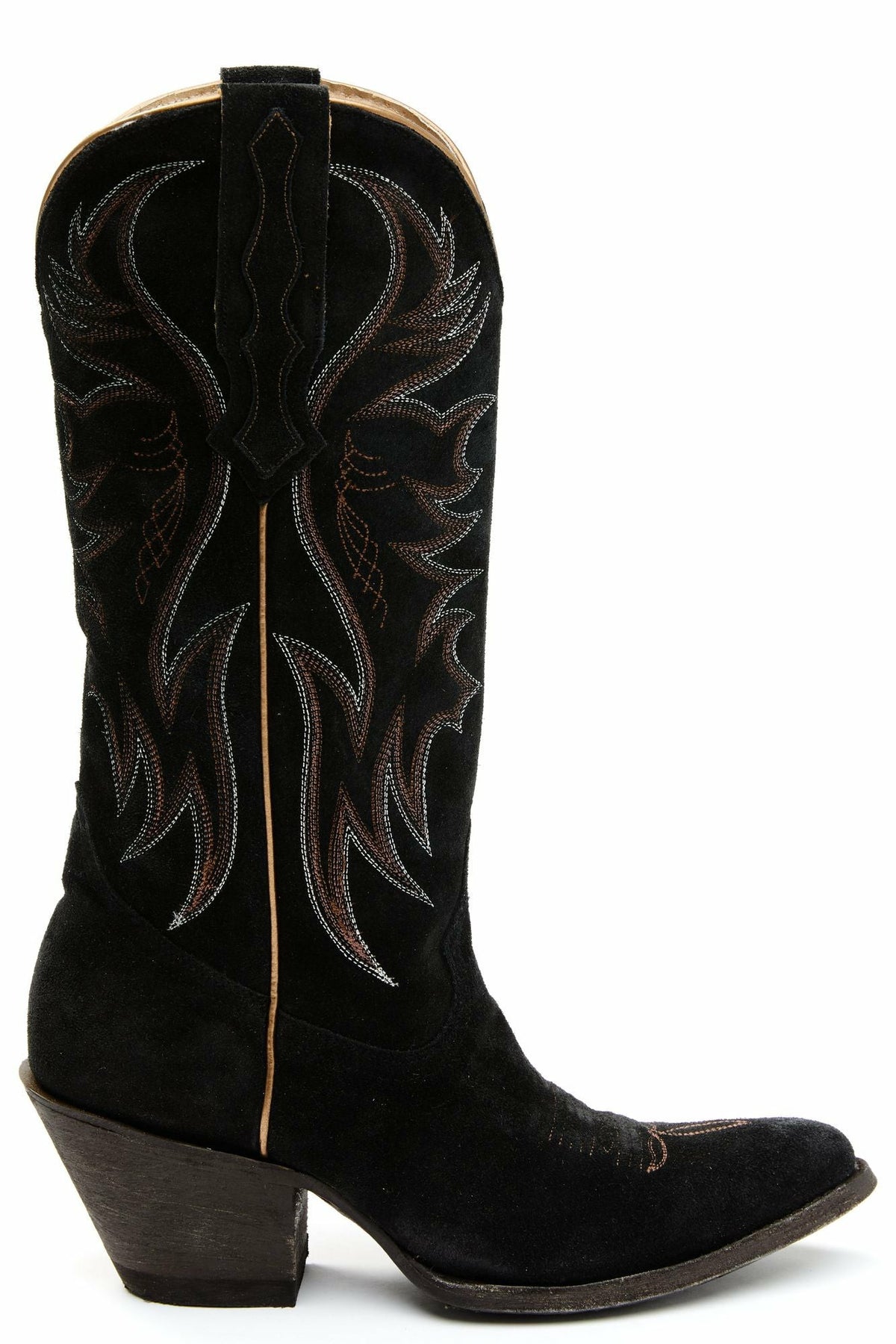 Idyllwind Charmed Life Black Suede Western Boots - Round Toe