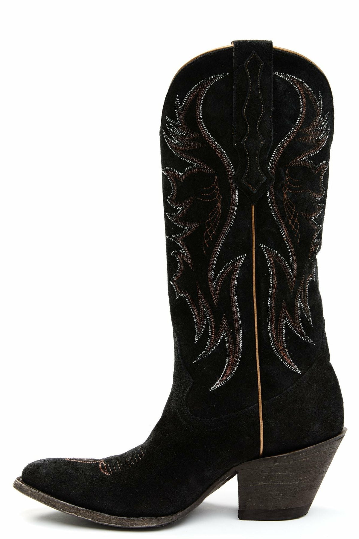Idyllwind Charmed Life Black Suede Western Boots - Round Toe
