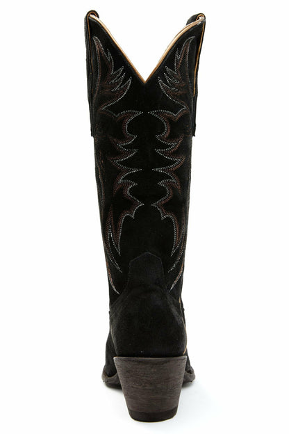 Idyllwind Charmed Life Black Suede Western Boots - Round Toe