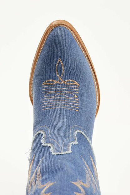 Idyllwind Charmed Life Denim Western Boots - Round Toe