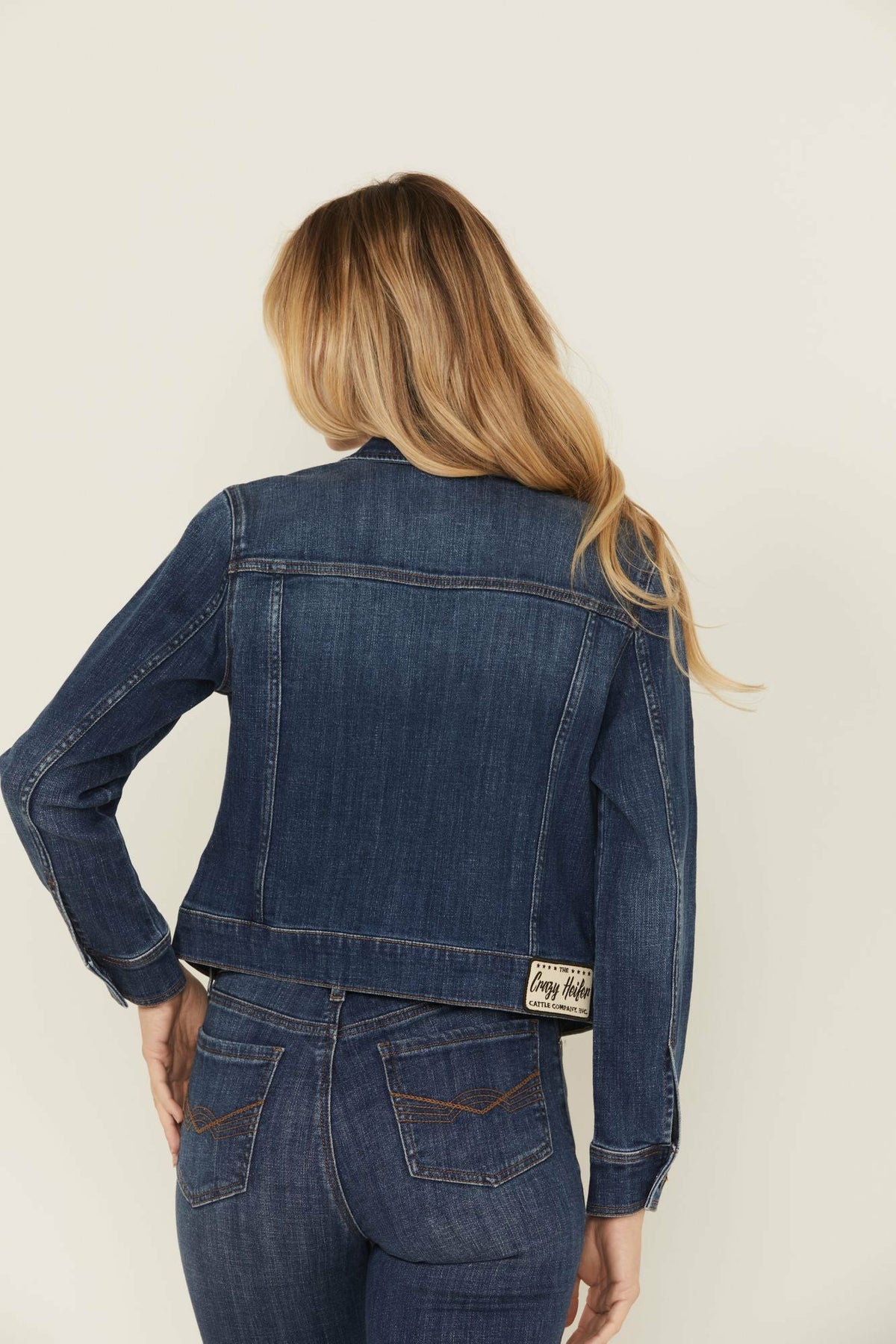 Idyllwind Ellwood Patch Denim Trucker Jacket
