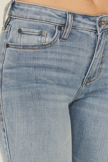 Idyllwind Arden Light Wash Rebel Mid Rise Bootcut Super Stretch Denim Jeans