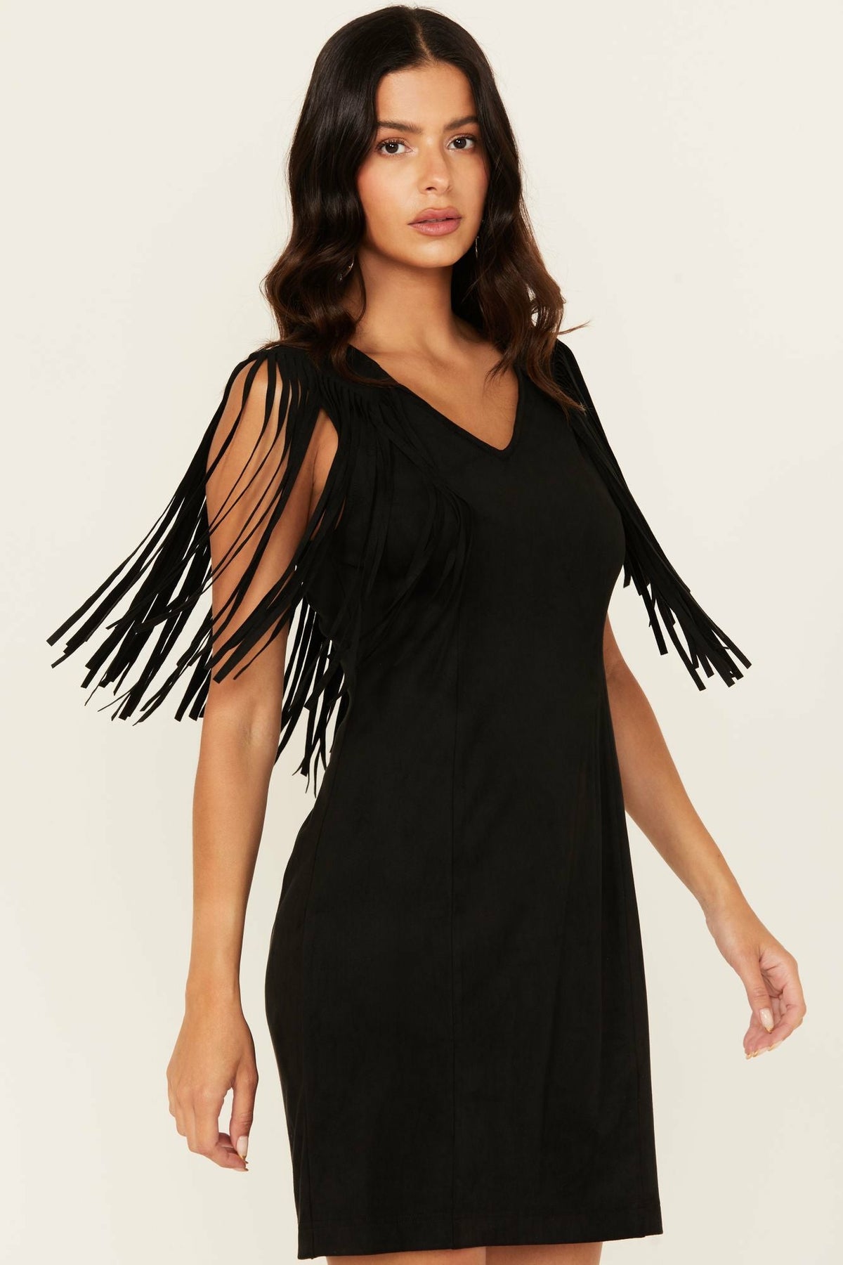 Idyllwind Lady Bird Faux Suede Mini Dress