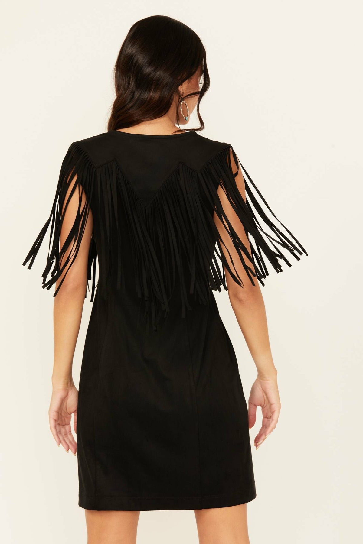 Idyllwind Lady Bird Faux Suede Mini Dress