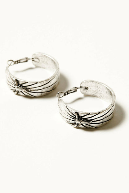 Idyllwind Austin Steer Head Hoop Earrings
