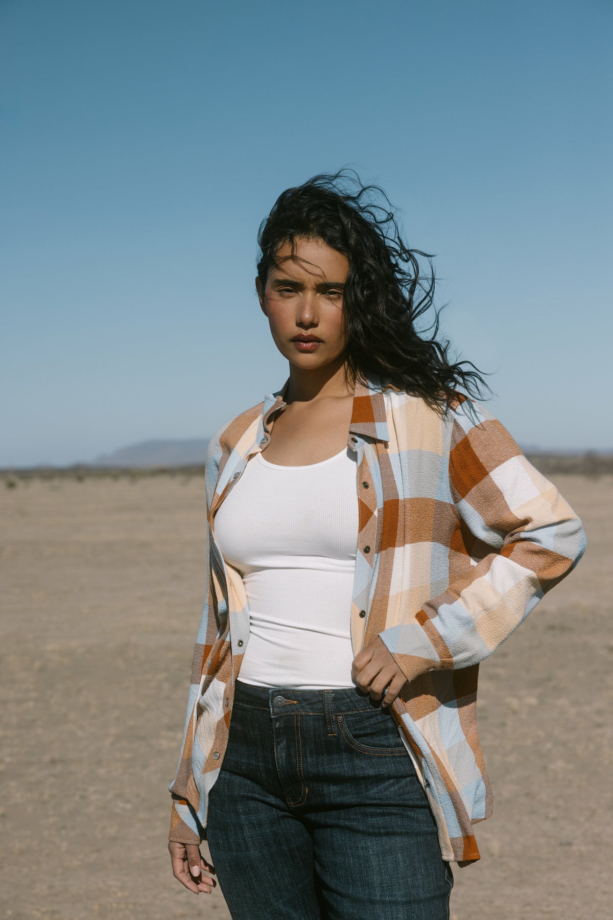Idyllwind Coppell Plaid Print Long Sleeve Snap Western Shirt