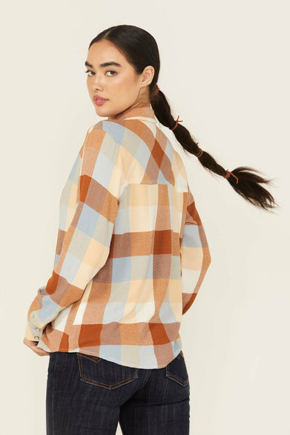 Idyllwind Coppell Plaid Print Long Sleeve Snap Western Shirt