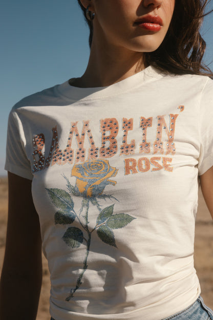Idyllwind Ramblin' Rose Trusty Embellished Short Sleeve Graphic Tee