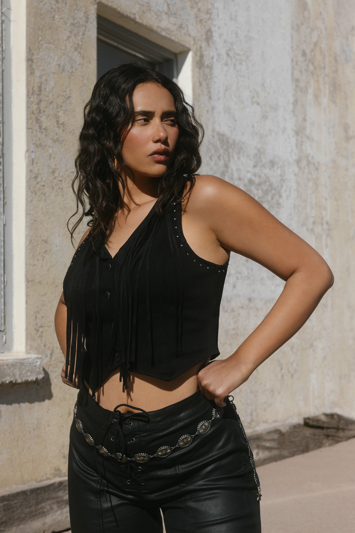 Idyllwind Fringe Denim Bustier
