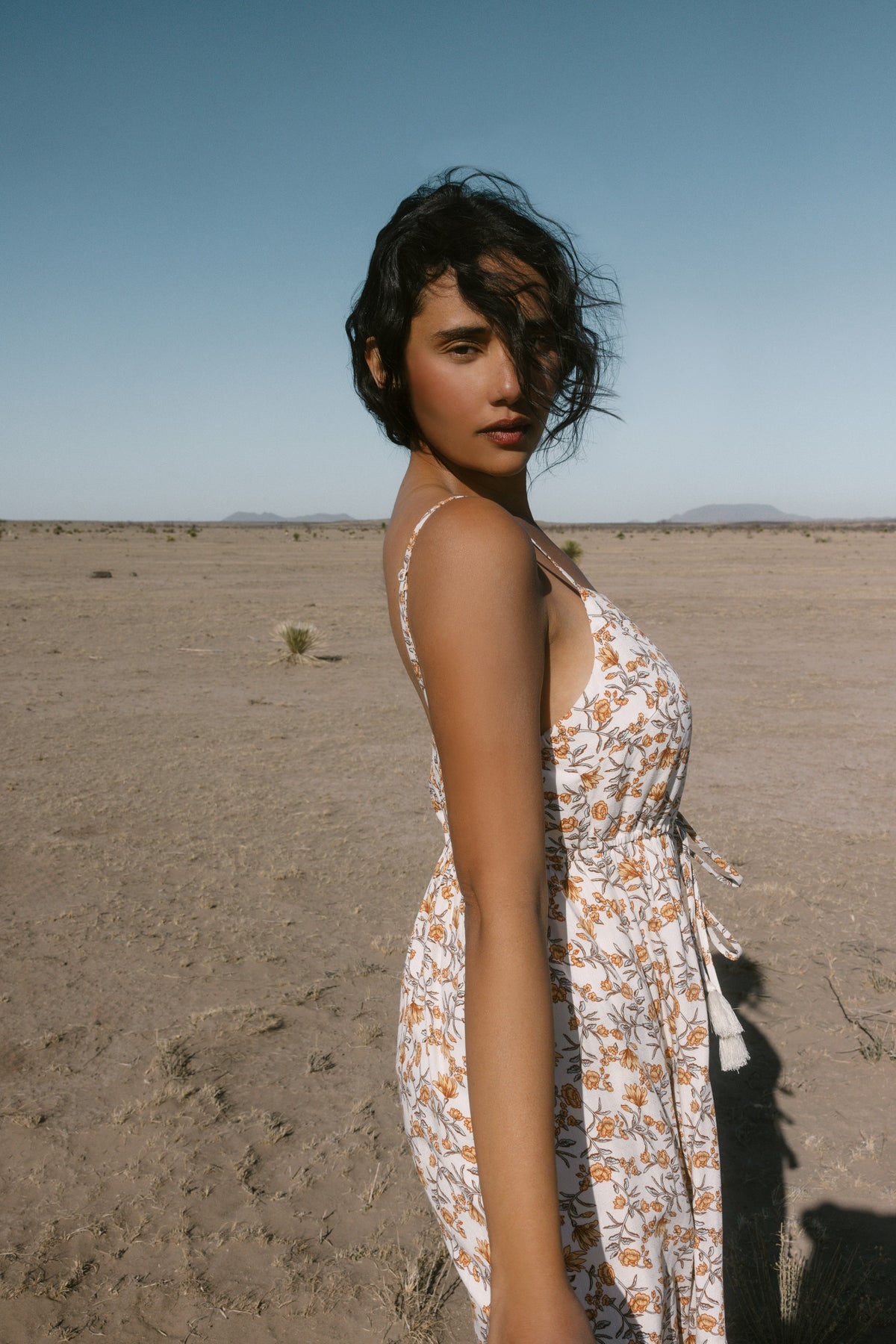Idyllwind Sugarland Printed High-Low Maxi Dress