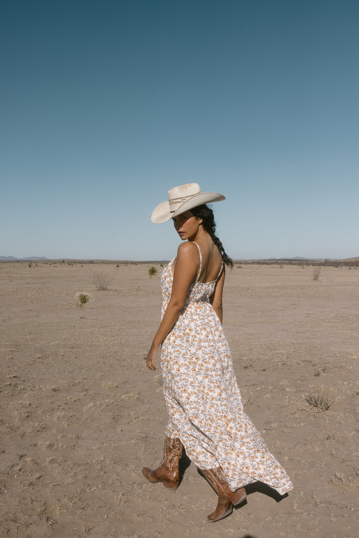 Idyllwind Sugarland Printed High-Low Maxi Dress