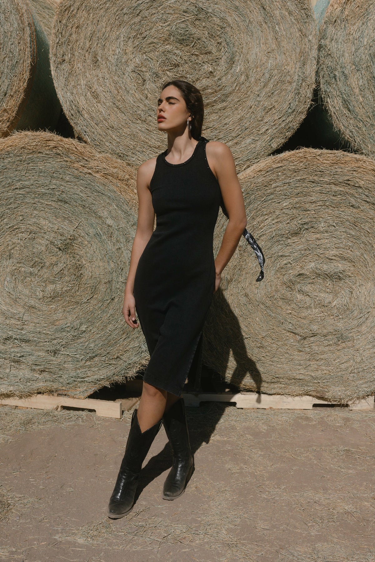 Idyllwind Wild Love Ribbed Midi Dress