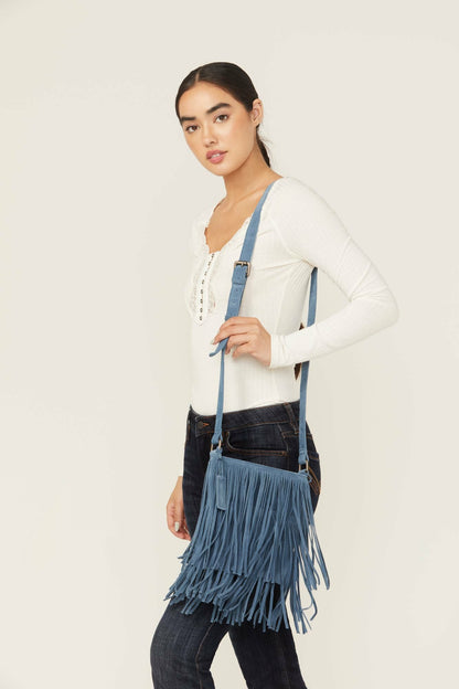 Idyllwind Camarillo Fringe Suede Crossbody Bag