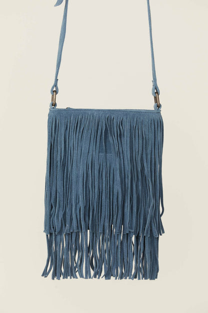Idyllwind Camarillo Fringe Suede Crossbody Bag