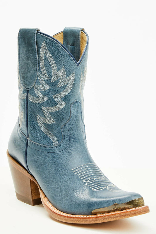 Idyllwind Wheels Navy Western Booties - Round Toe