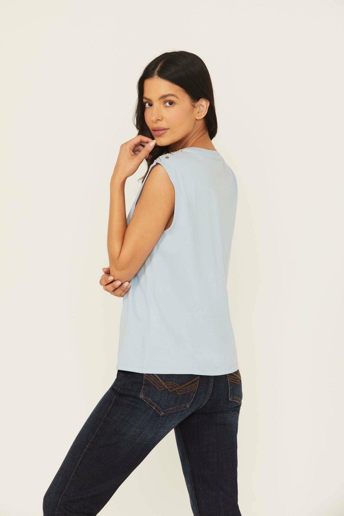 Idyllwind Wild Fire Embellished Sleeveless Graphic Tank